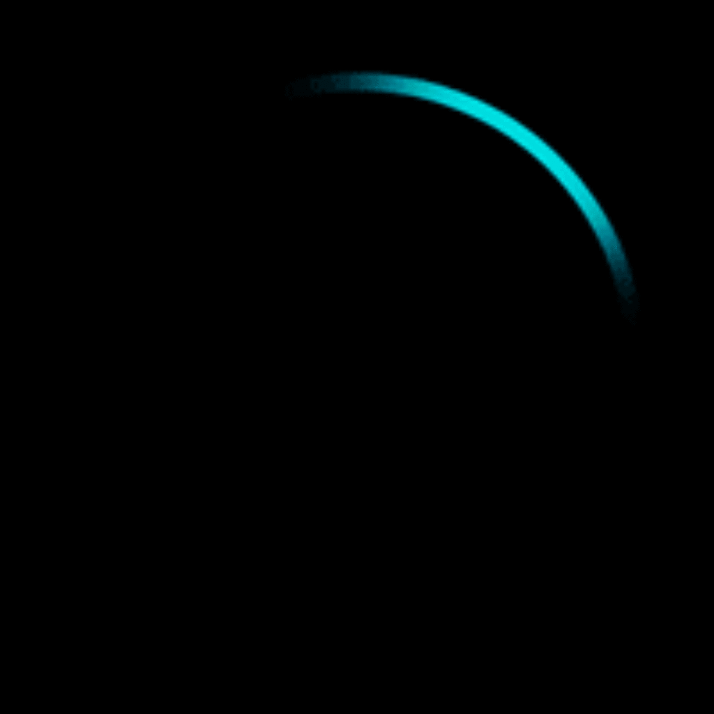 Anneau lumineux sur les appareils Echo Dot 4 Lumiere bleue fixe et lumiere cyan pointant dans la direction de la personne qui parle