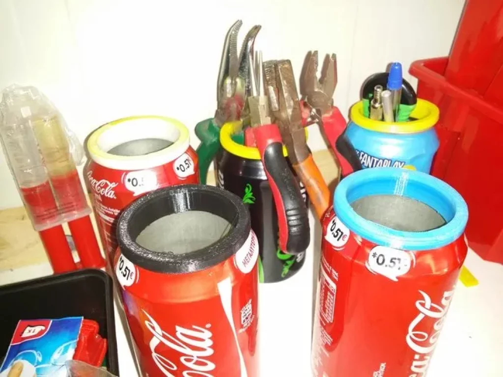 Recyclage – 5 réalisations en impression 3D – Vol 1 1 container recycle your soda can 3d printing 34696