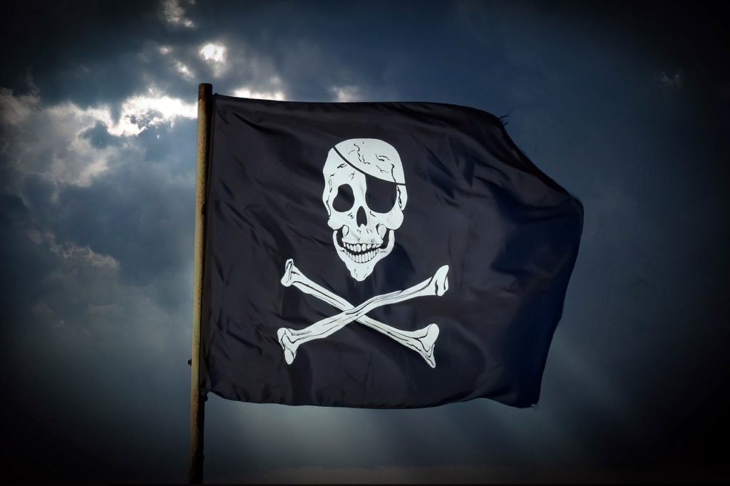 Uptobox se fait bloquer en France sur fond de piratage 2 pirate flag, black, skull
