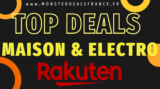 Les Top Deals Maison & Électroménager Rakuten du jeudi 22/02/24